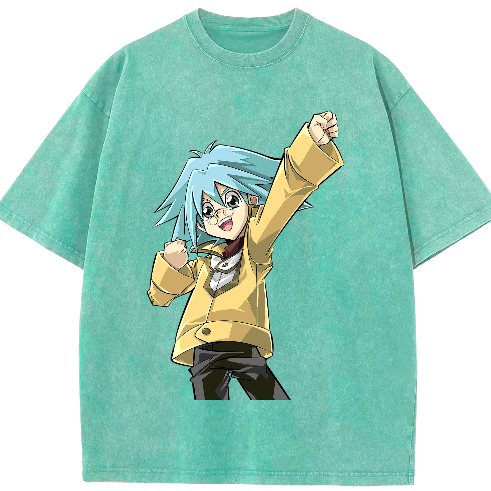 （画像用） 遊☆戯☆王 Yu-Gi-Oh! 綿100% ヴィンテージ風 半袖Tシャツ（フロントプリント）